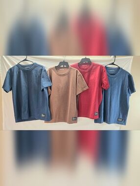 Lot of 4 American Giant Men's Size Medium Short Sleeve Everett T-shirts NWOT